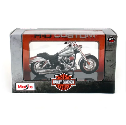 Maisto 1:18 Harley 2009 FXDFSE CVO Fat Bob Мотоцикл Велосипед литье под давлением модель игрушки в коробке