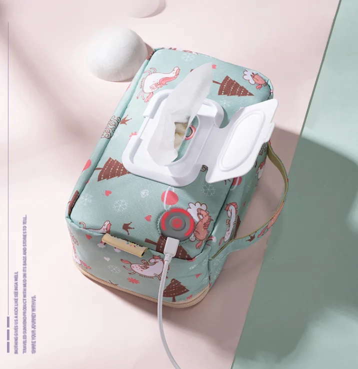 Baby wipes three level temperature control practical portable home insulation non-charging portable wet wipes heating box J05