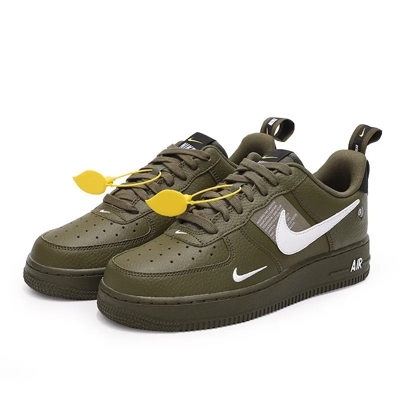 Официальный Nike Air Force 1 дышащая мужская обувь для скейтбординга удобные кроссовки светильник для отдыха из дышащей ткани AJ7747