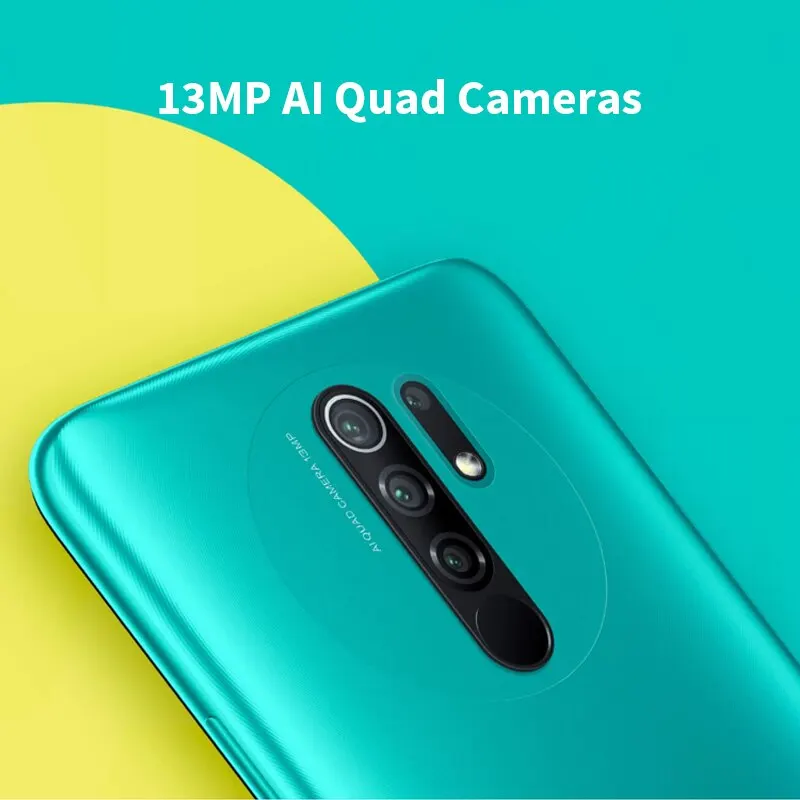 Глобальная версия Xiaomi Redmi 9 мобильный телефон 4 Гб RAM 64 ГБ ROM Helio G80 Octa Core 13MP AI камера 6