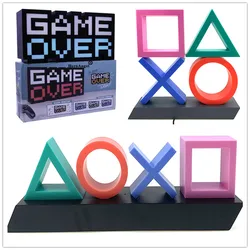 For Playstation 4 Game Icon Light Voice Control Mood Flash Lamp Icon Light for PS4/PS5 Game Atmosphere Light Dropshipping