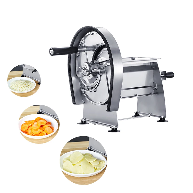 VEVOR Commercial Manual Slicer Adjustable Thickness 0.2-12 mm Stainless  Steel Fruit Slicer with Double Blades QPJSDS0.2-10MM001V0 - The Home Depot