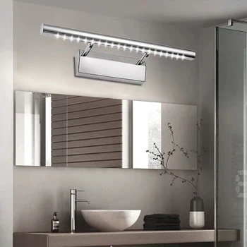 

Led Mirror Light 5W Indoor Modern Wall Light Wall Mounted Bathroom Light Waterproof Stainless Steel Fixtures Aluminum Boby