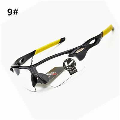 UV400 Спортивные солнцезащитные очки, очки Gafas Ciclismo, мужские очки для велоспорта, мотоцикла, спортивные очки, MTB очки для велосипеда - Цвет: 9