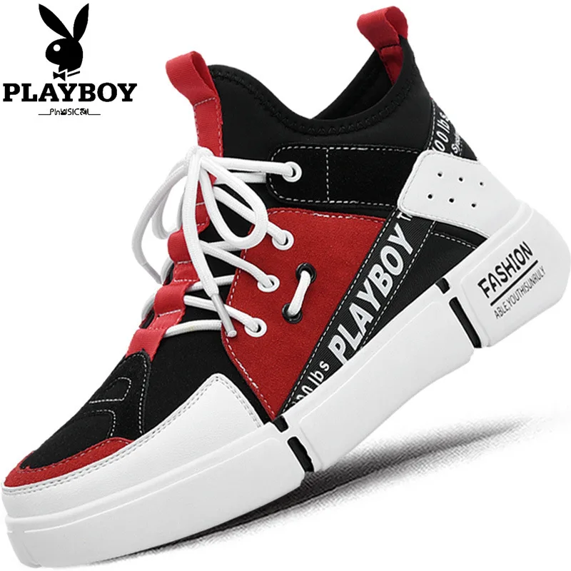 

PLAYBOY MEN'S SHOES High State Shoe Enlightenment Dad Shoes Sports Casual High-Top Shoes Board Shoes Men's Winter Korean-style F