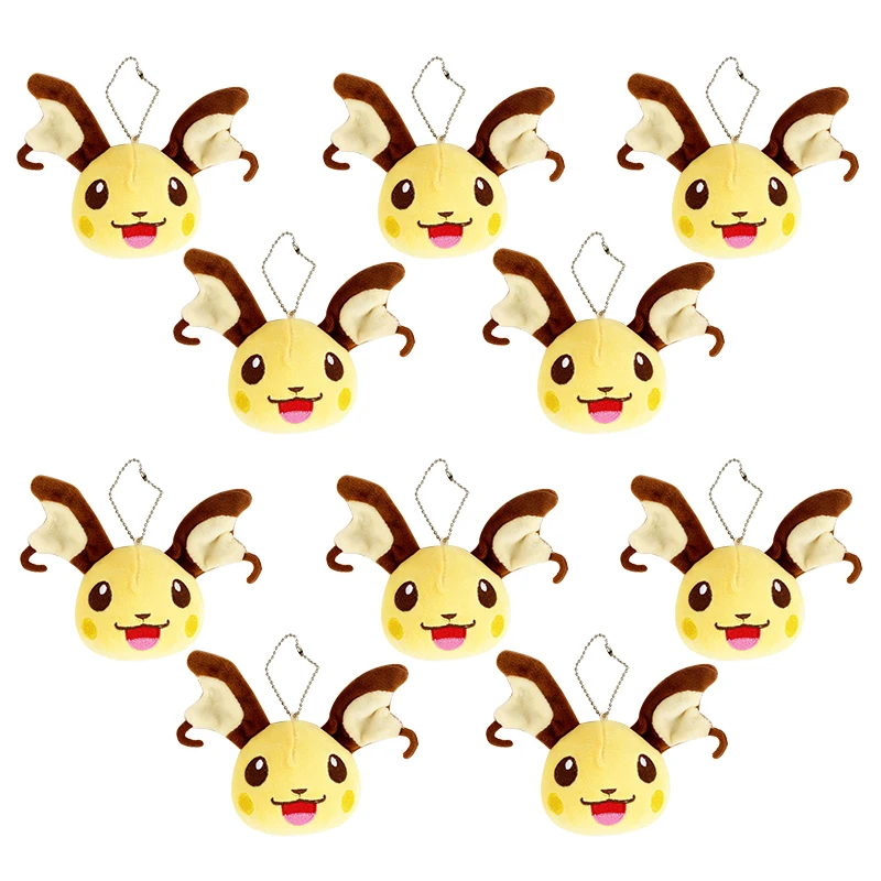 8 см 10 шт./лот Мультфильм Аниме Мягкие Подвески Игрушки Kawaii брелки куклы Рождественские подарки для детей