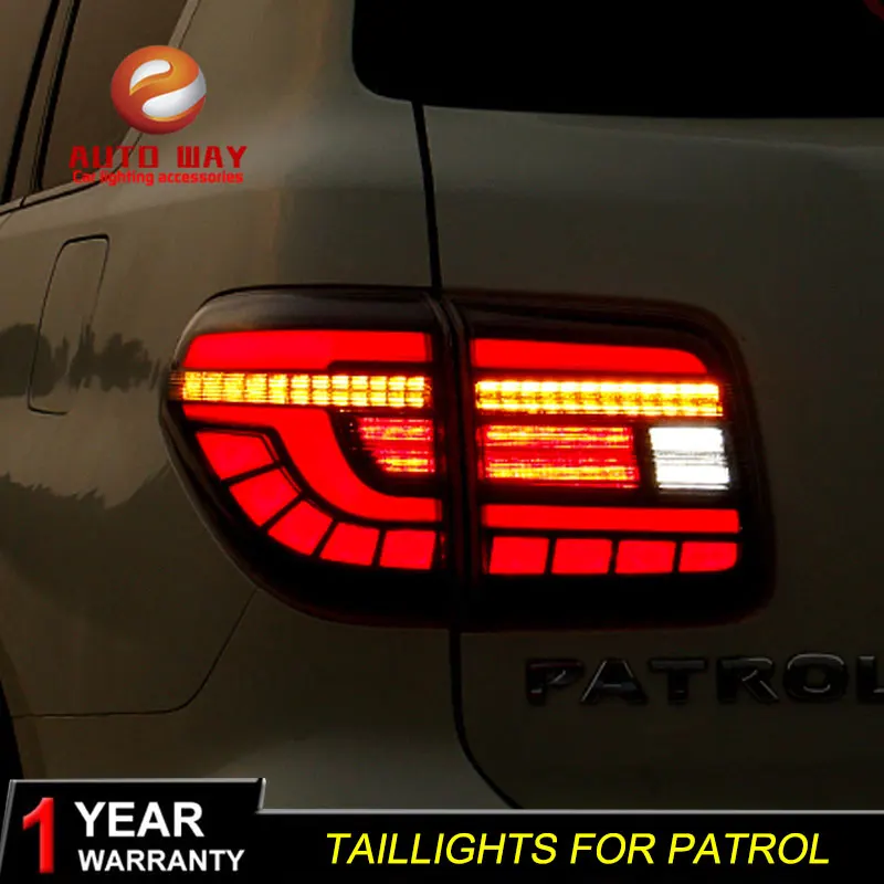 Автомобильный Стайлинг задний фонарь чехол для Nissan Patrol задние фонари 2012- Patrol задние фонари светодиодный задний фонарь светодиодные задние фары