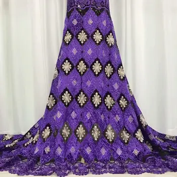 

french net lace with stones african lace fabric robe dentelle beaded lace fabric high quality 5yard