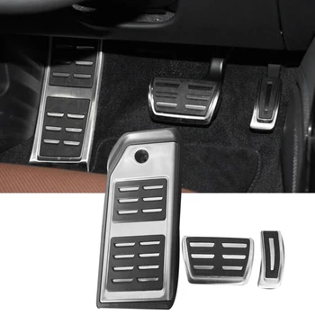

3Pcs Car Accelerator Brake Pedal Foot Rest Pedal for Touarge 2019 2020