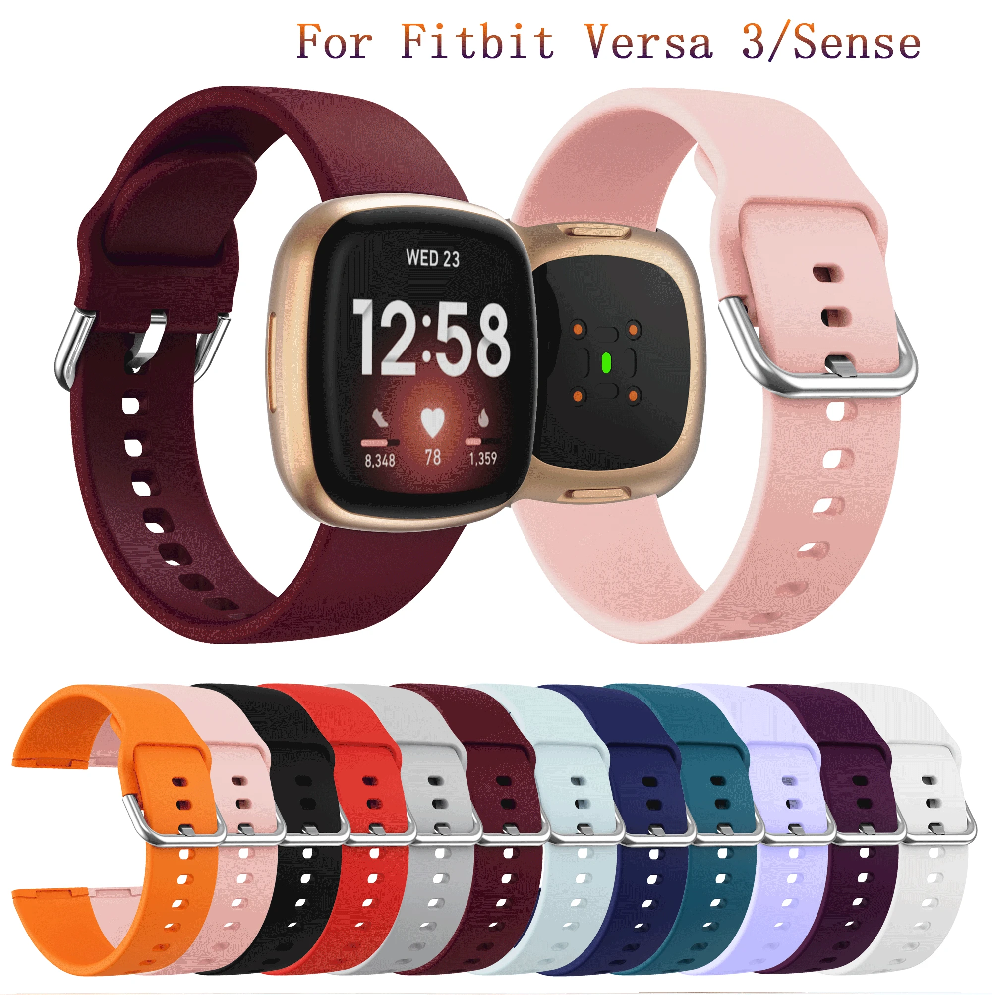 Soft Silicone Waterproof Replacement Band Strap