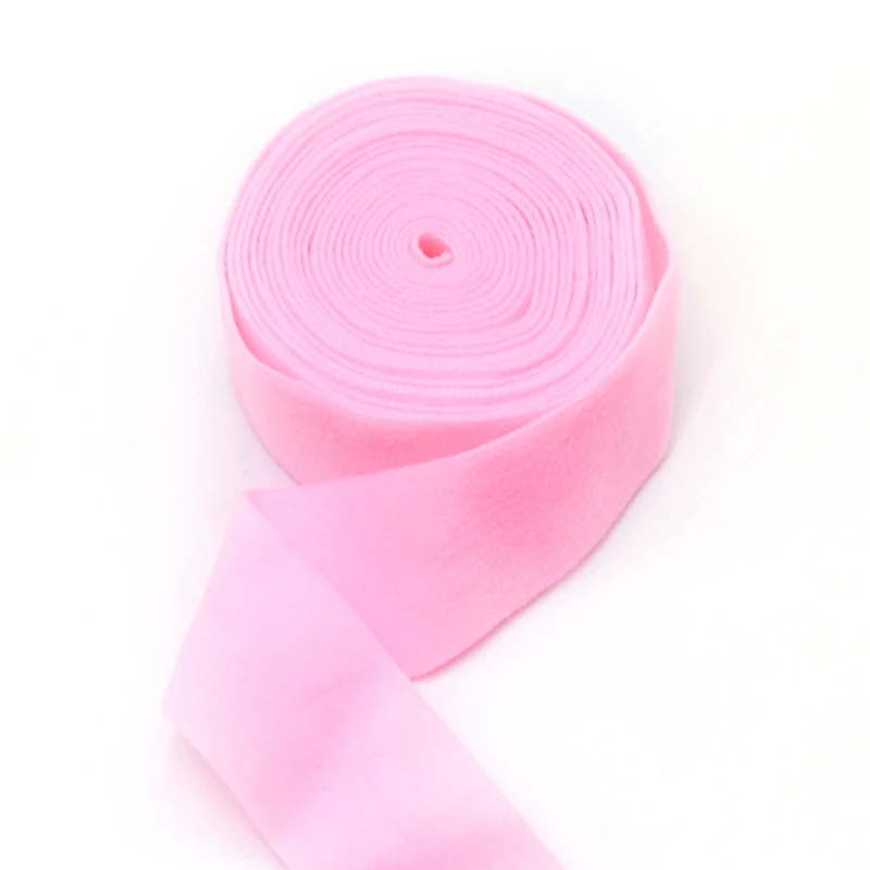 28 цветов, 5 ярдов, 20 мм, эластичная лента, многослойная, спандекс, лента для шитья, кружевная отделка, пояс, нижнее белье, штаны, бюстгальтер, аксессуары для одежды - Цвет: Pink 2