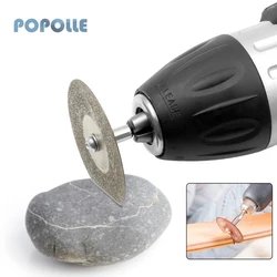 Disque de coupe de meule en diamant HSS, pour le travail du bois, lame de scie circulaire, Mini roue de meulage rotative, accessoires électriques abrasifs 