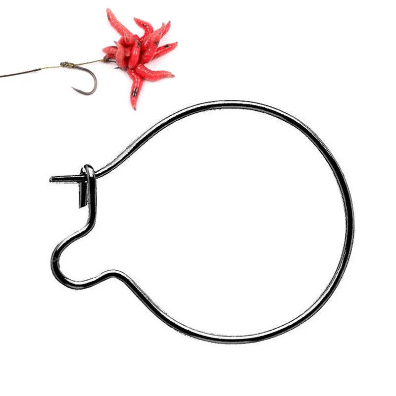 

50PCS Blunt Tip Carp Fishing Maggots Clip Pin For Bait Ring Rigs Hook Fishing Lures Accessaries S M L Size LQ48