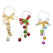 Christmas Ornament Pendant Jingle Bell Door Hanging Decoration Christmas Tree Colorful Bells Decor New