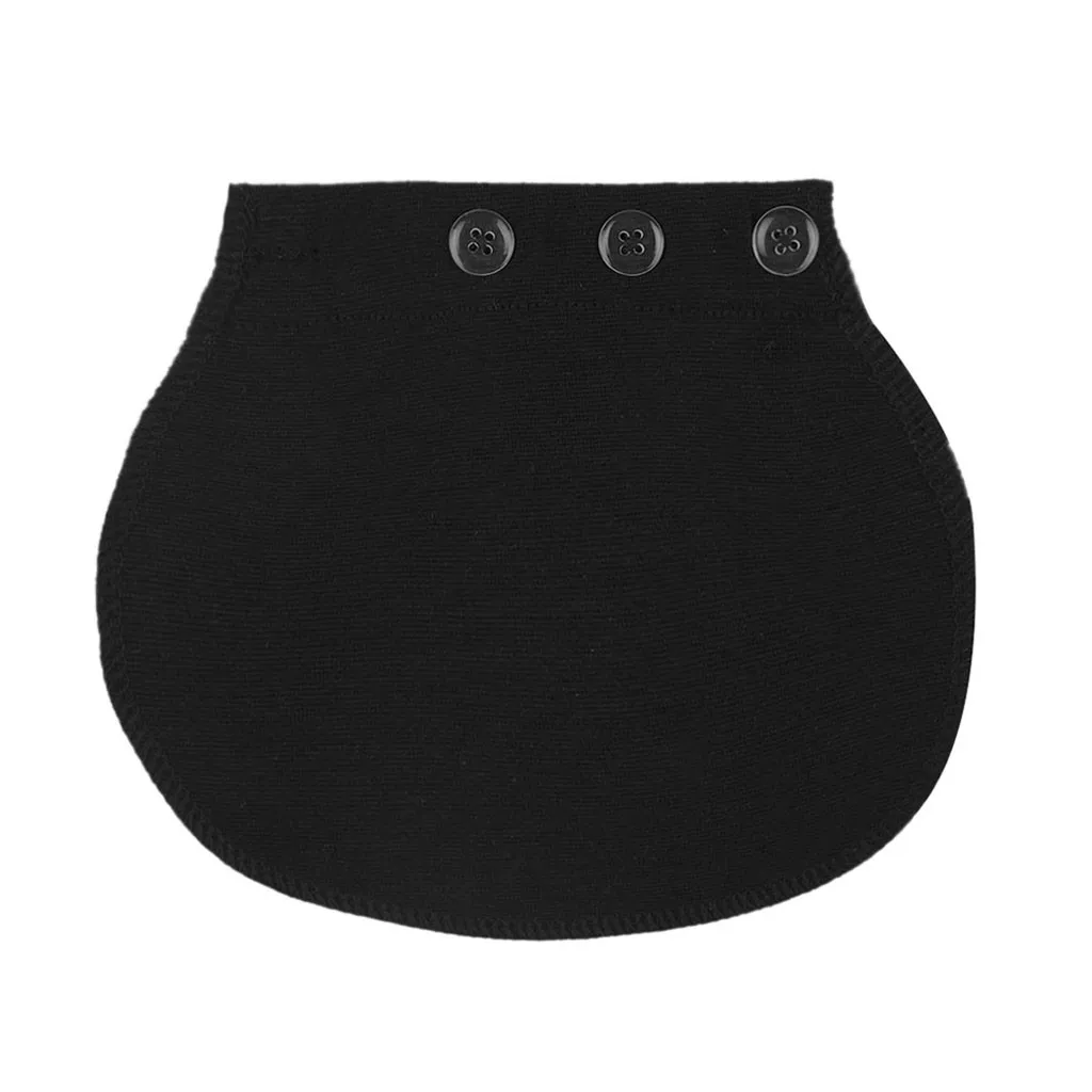 Пояс для беременных женщин, пояс для беременных, эластичный пояс для беременных, Мягкие штаны для беременных, регулируемый пояс - Цвет: Black