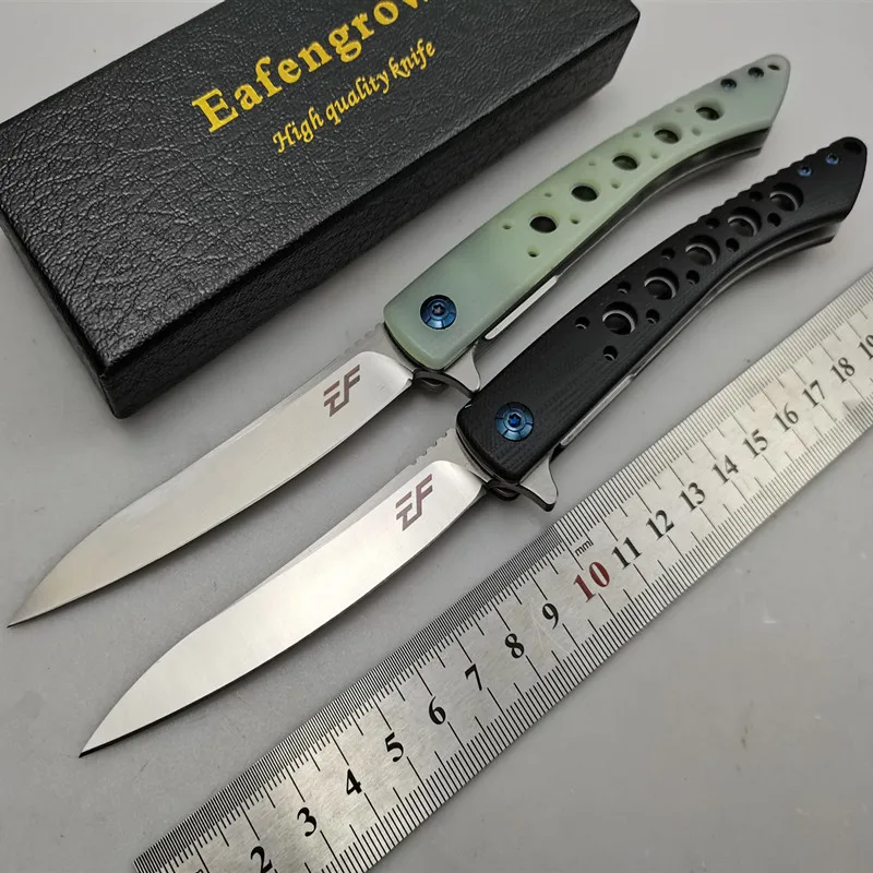 Складной нож Eafengrow EF943 тактический карманный шариковый подшипник флиппер D2 Steel G10