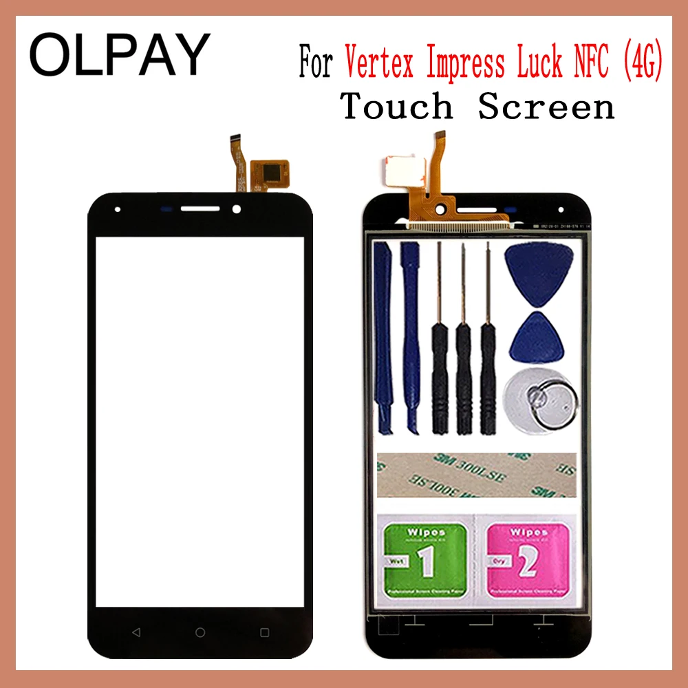 5 0 дюймов сенсорный экран мобильного телефона для Vertex Impress Luck NFC (4G) стекло