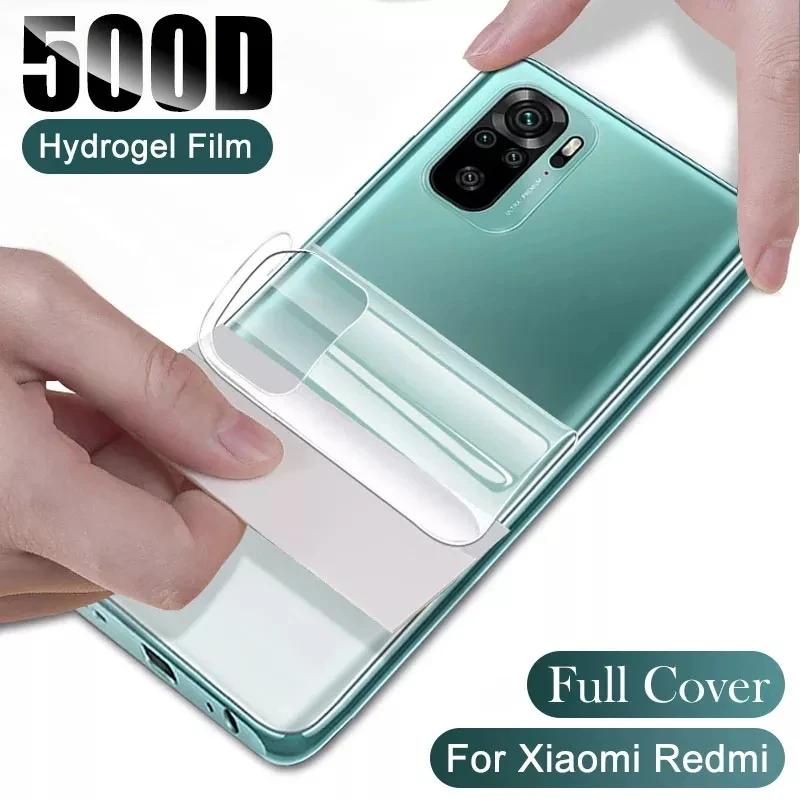 Гидрогелевая пленка с полным покрытием для Xiaomi Poco F3 GT X3 Pro NFC M3 Защита экрана Redmi Note