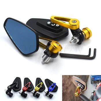 

Universal 7/8" 22mm motorcycle aluminum rod end side rearview mirror For KAWASAKI Z250 Z300 Z750 Z750S Z800 Z900 Z1000 ZG1000