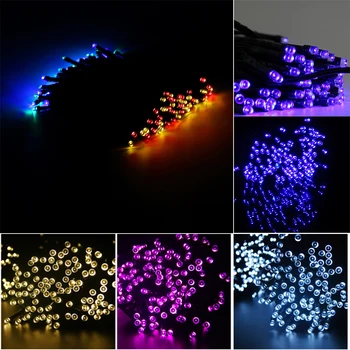 

ICOCO 15M 100LED Solar Powered Waterproof LED Strings Light Low Power Consumption Party Christmas Decorative Lights Ornament