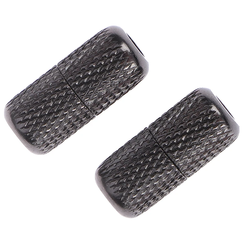 1 Sets 2 Pcs Fit 2.5mm Thick Shoelace Convenient Tieless Lace No Need Tie Flat Shoelaces Flat Anchor Lazy Shoe Laces Buckle - Цвет: Черный