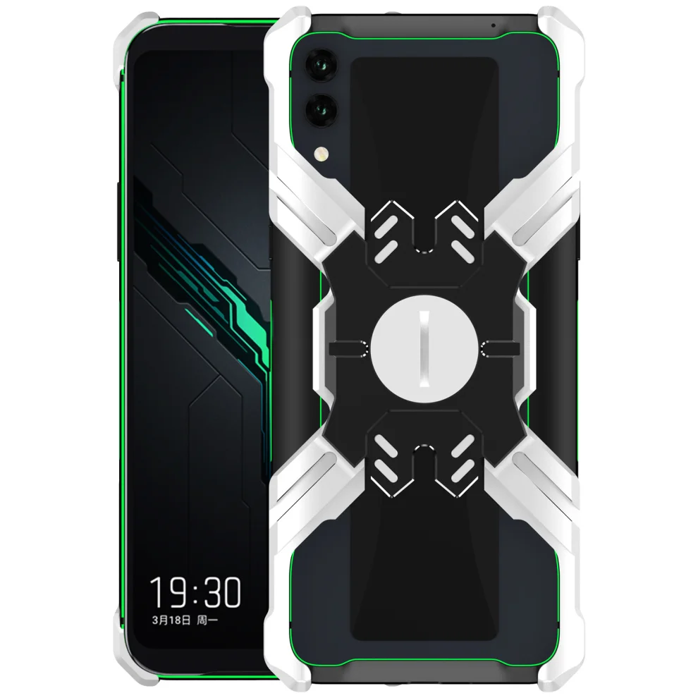 Герой Marvel элементы Алюминиевый металлический бампер чехол для Xiaomi Black Shark 2/Helo тонкий жесткий защитный бампер для телефона