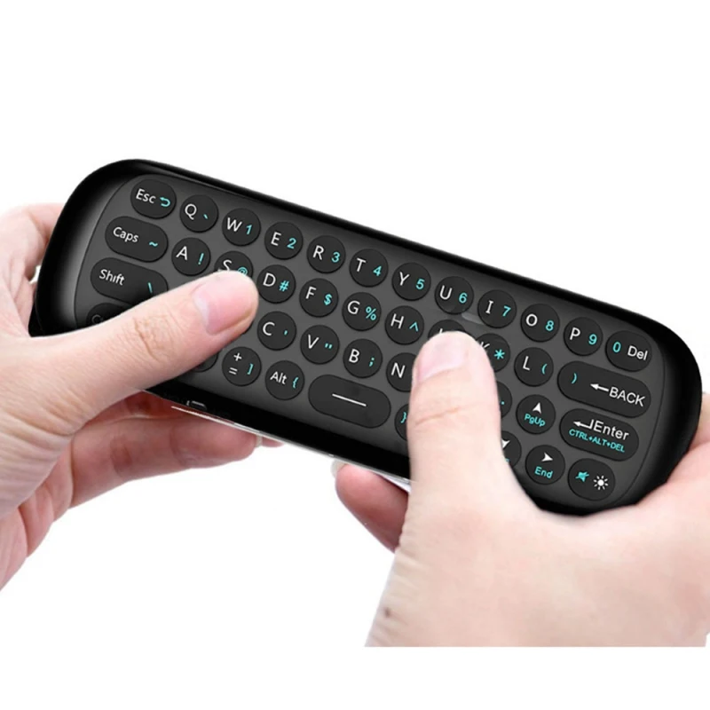 Мини Беспроводная мышь клавиатура IR Learning 2,4G с USB Приемником для Smart tv Box