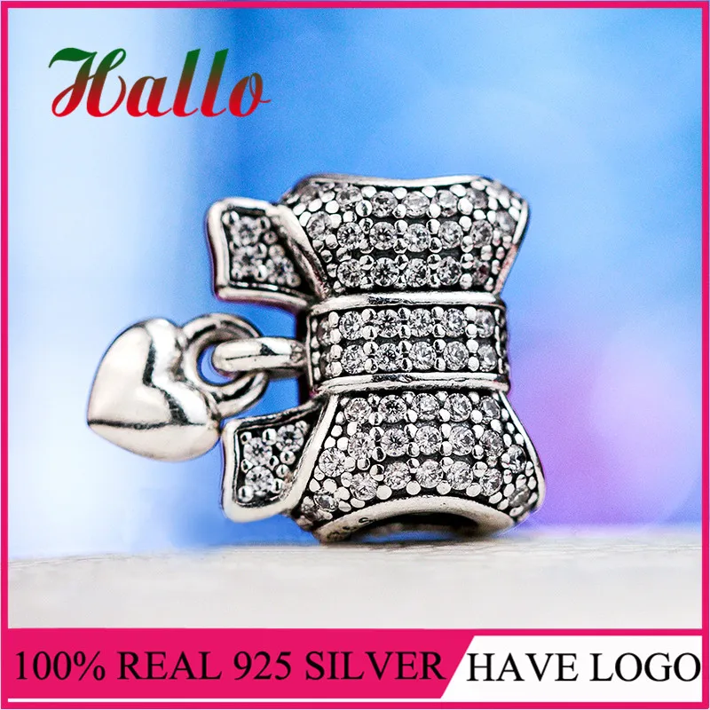 Сердце& Лук бусина-Шарм для браслетов браслеты breloque pour изготовление bijoux pendentif pour изготовление de bijoux