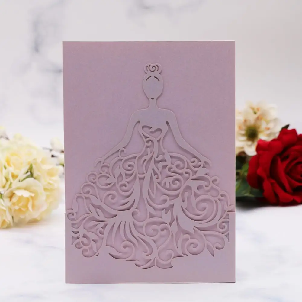 40 шт./лот милые свадебные пригласительные открытки элегантные многоцветные