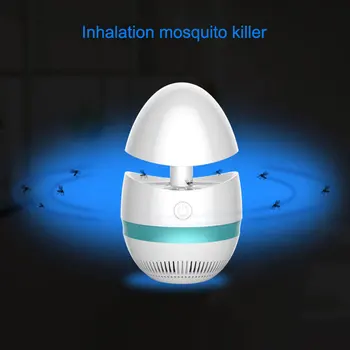 

LED Mosquito Killer Lamp USB Power Electronic Mute Bug Zapper Safe Mushroom Shape Indoor LED Night Light for Bedroom