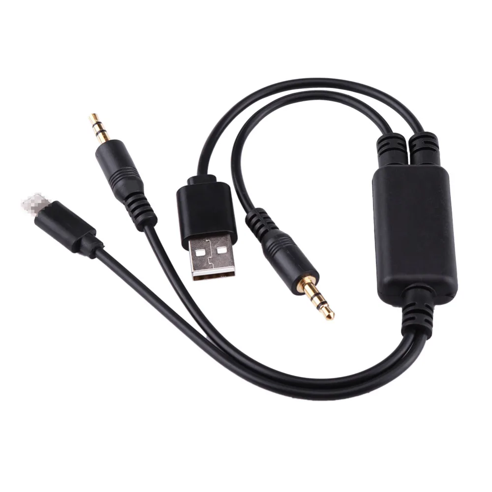 Автомобильный USB 3,5 мм AUX адаптер интерфейсный кабель для MINI Cooper Core для iPod быстрая передача данных трансферкар аксессуары