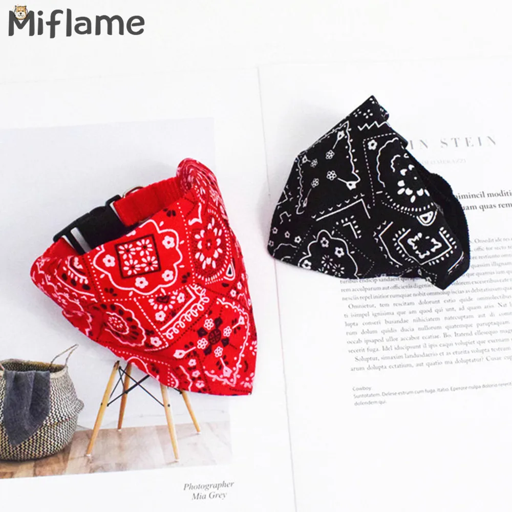 Регулируемые маленькие шарфы Miflame бандана для собак красивые аксессуары