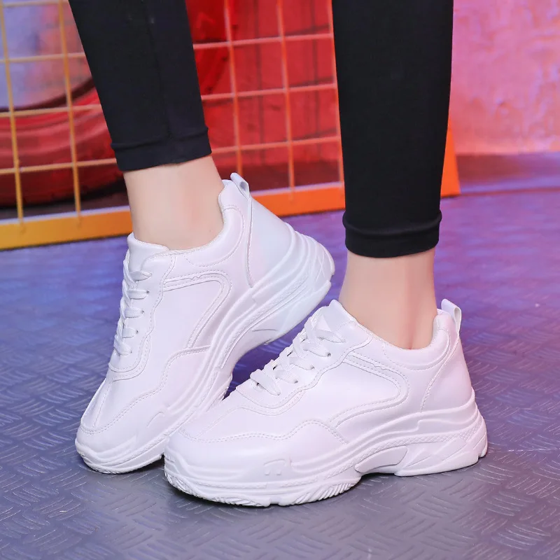 

women white Fashion shoes light sneakers Flats Zapatillas planas de moda para mujer comfortable Casual Shoes for women H11-80
