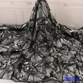 

Jacquard Brocade Lace Fabric African Lace 5yards French Lace Fabric Newest Design Lace Fabric Nigerian For Party Wedding