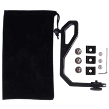 AMS-L Bracket With 3 Hot Shoe Mount Handle Magic Arm For Gimbal Attach Monitor Mic Zhiyun Crane 2/Moza/Feiyu/ Ronin S Accessorie