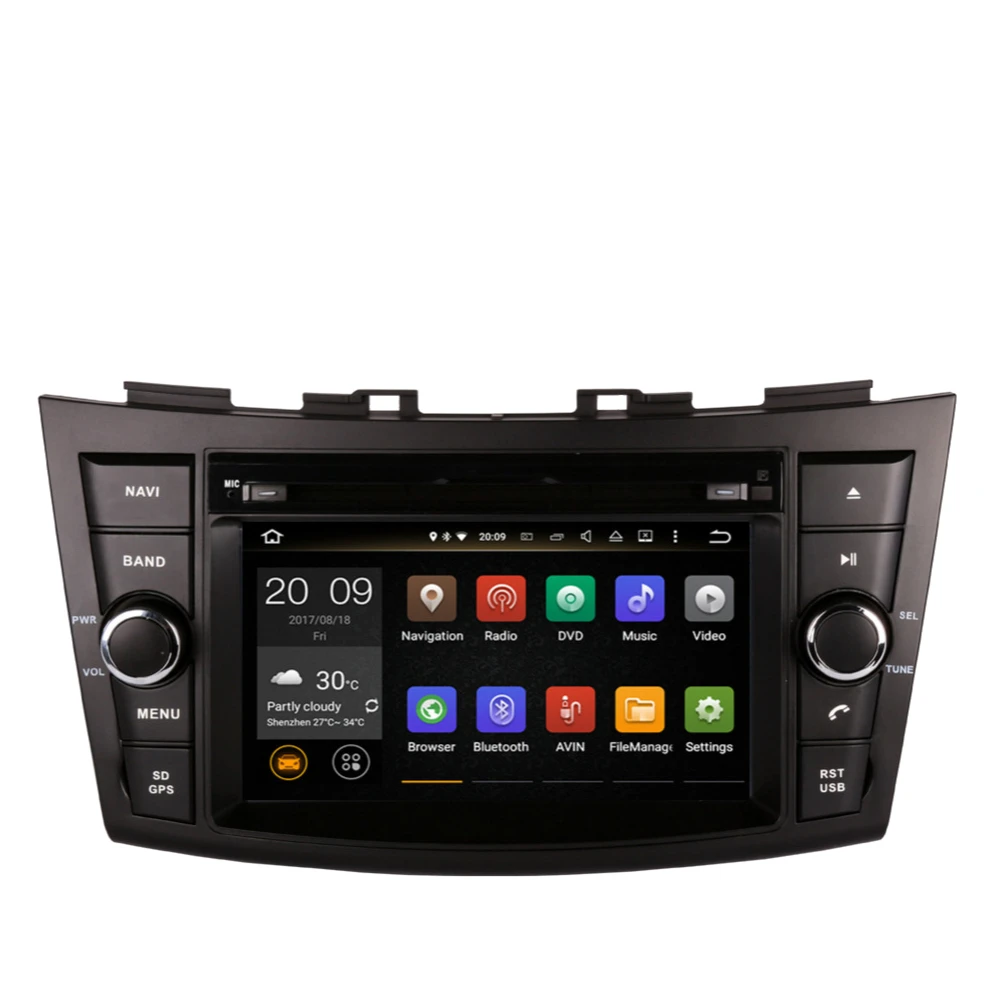 Car GPS Navigation Android 10.0 For Suzuki Swift 2011-2016 Radio Multimedia Player With BT Support Steering-Wheel | Автомобили и