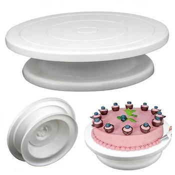 

Home Cake Turntable Rotating Revolving Decorating Platform Cake Mould Baking Tools
