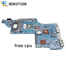 NOKOTION материнская плата для ноутбука hp DV6 DV6-6000 hp MH-41-AB6300-D00G 642528-001 640451-001 644643-001 разъем S1 DDR3 Бесплатный процессор