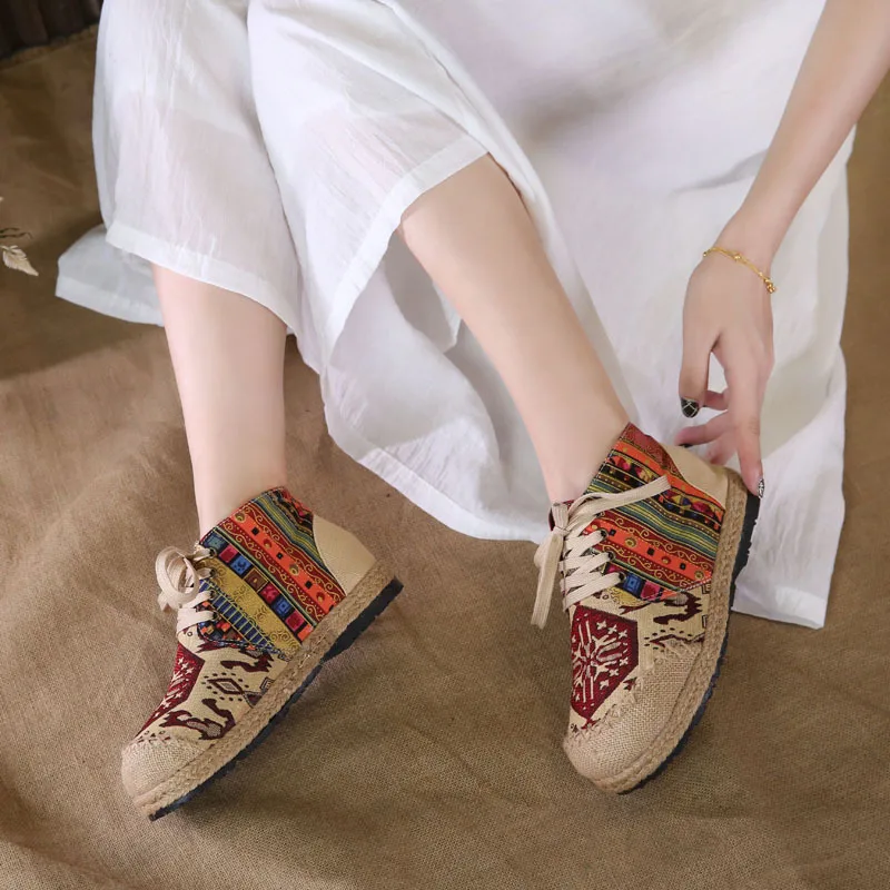 Ацтекская Женская Повседневная вышитая обувь ботинки в китайском стиле 39 S Новые красовки для купания оптом аксессуары в виде мишки