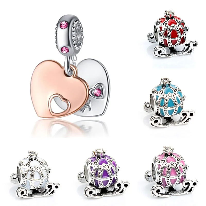 

Fit Pulsera Pandora Charms Silver 925 Original Bracelet Beads for Fashion Jewelry Making Bijoux Bracciali Charm Sieraden Maken