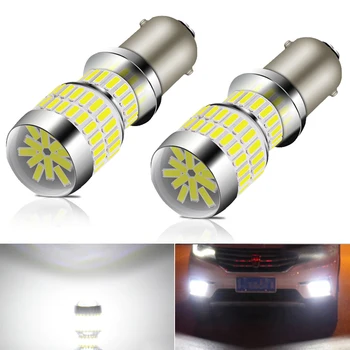 

2x 1157 BAY15D P21/8W 1156 BA15S P21W 7443 3157 Led Bulb For VW Passat B5 B6 Golf 4 2001-2010 Car Turn Signal Lights white 6000k