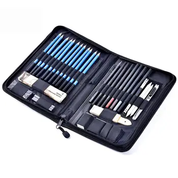 

Professional Sketch Pencil Set with Nylon Storage Bag for Painting Tools