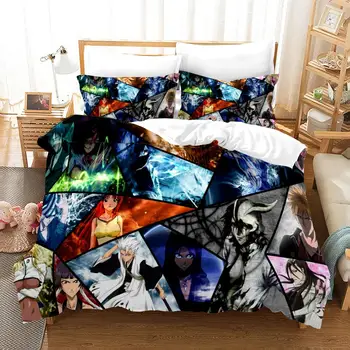 

Comic Bedding Set 2/3 Piece Set Bleach Printing Bedding Set Microfiber Duvet Cover Set Comforter Cover Pillowcases