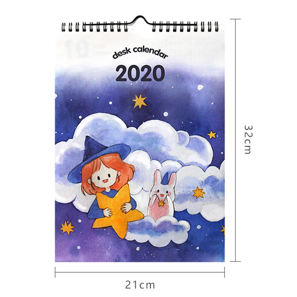 Календарь ежемесячный настенный календарь двухпроводная привязка, большие блоки для планирования и организации, идеально подходит для дома или офиса