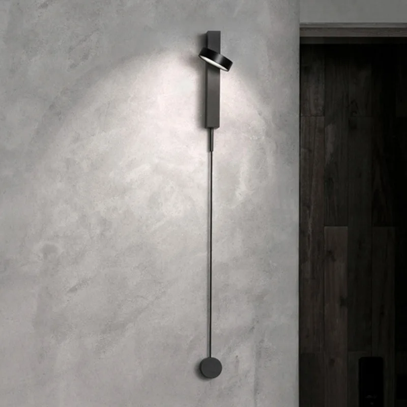 

Nordic Art Designer Living Room Decorative Wall Lamp Simple Personality Post-modern Bedside LED Wall Lamp