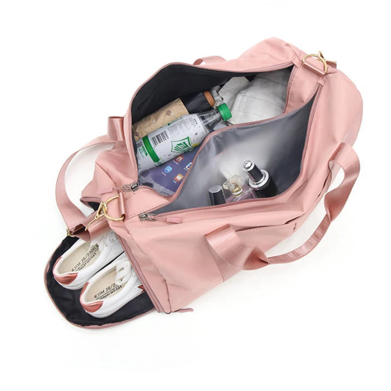 

Short-distance travel bag female can set trolley case net red portable large-capacity sports fitness bag luggage bag travel bag