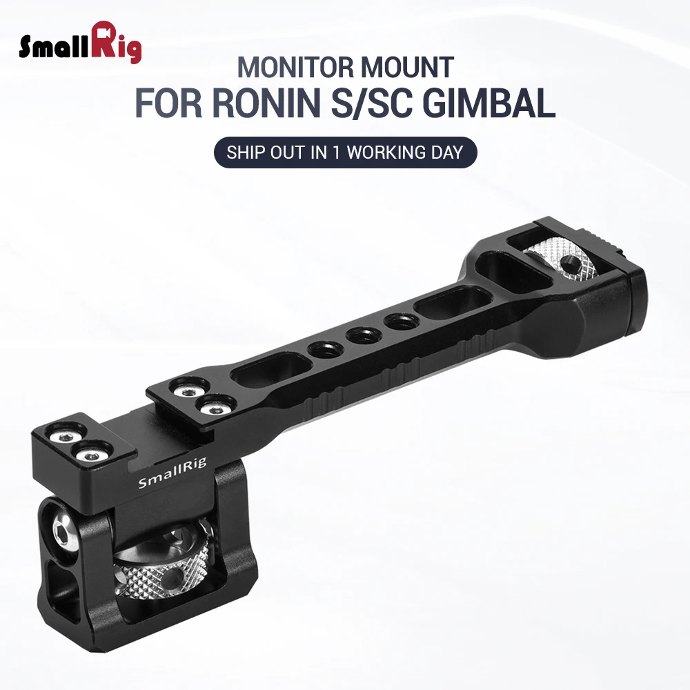 

SmallRig Ronin SC Adjustable Monitor Mount for DJI Ronin-S / for Ronin-SC / for Zhiyun Crane 3 / Weebill Lab Gimbal 2386