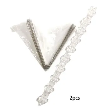 

2 Sets Stainless Steel Bird Repellent Spikes Anti Pigeon Nail Deterrent Fence