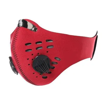 

Anti-fog pm2.5 activated carbon mask Waterproof fabric Dust and wind protection Mountain bike riding mask 1 Piece