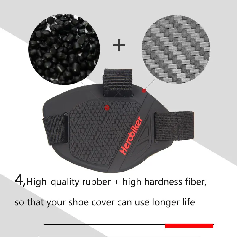 HEROBIKER, профессиональные мотоциклетные ботинки, чехол для мотоцикла, защита от царапин, защитная Экипировка, мотоциклетная обувь